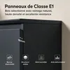 doporro Meuble de Salle de Bain Gris Noir Mat Ensemble de 2 Voir les images du produit 7