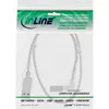 InLine USB 2.0 Kabel, A an B rechts abgewinkelt, Produktbild-Vorschau 2