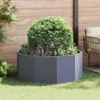 vidaXL Bac à plantes Anthracite 120 x 120 x 50 cm Acier Voir les images du produit 2