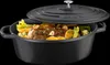 Kasserolle Gusseisen Oval Schwarz, 33 cm x 26 cm- Kela | Produktbild-Vorschau 12