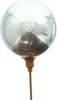 A reflective spherical object on a wooden stand against a white background. Produktbild-Vorschau