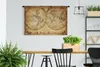 MuchoWow® Wandteppich Wandbehang Weltkarte - Antik - Produktbild-Vorschau 3