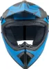 Crosshelm Helm Kinderhelm Motorradhelm Motocross Blau Produktbild-Vorschau 3