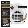 Brandson keramische verwarming, 1500 W, compact model met Productafbeelding-voorbeeld 3