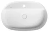 INFINITY OVAL Aufsatzwaschbecken, 60x40cm, weiss Produktbild-Vorschau 2
