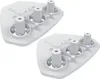 L-Style Gomu Shaft Lock System White 6er Set Produktbild-Vorschau 1