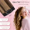 Clip in Extensions Echthaar 6 Stück 40cm Dunkel Produktbild-Vorschau 3