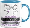 Großcousin Geschenk Tasse Ich Bin Großcousin Aber Sag Doch Produktbild-Vorschau 1