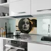 Küchenrückwand Spritzschutz Glas mit Motiv Künstlerisches Produktbild-Vorschau 2