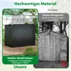 COSTWAY Cassonetto per 2 cestini, cassonetto da giardino Anteprima dell’immagine prodotto 4