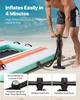 VEVOR Aufblasbares Schwimmdock, 2,44 x 1,83 m, Produktbild-Vorschau 5