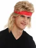 WIG ME UP Perücke 80er Action-Star blond Stirnband Vokuhila Produktbild-Vorschau 5
