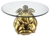 riess-ambiente Couchtisch BULLDOG 55cm gold rund Polyresin Produktbild-Vorschau 8