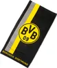 BVB-Duschtuch mit Logo im Streifenmuster 70x140cm Produktbild-Vorschau 1