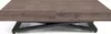 FURNLUX Couchtisch Sanna U Braun Und Schwarz 80cm / Produktbild-Vorschau 2