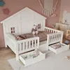 Merax Kinderbett Holzbett 90x200cm mit 2 Schubladen auf Produktbild-Vorschau 2