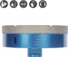 PRODIAMANT Diamant Fliesenbohrer 130mm x M14 für Fliese, Produktbild-Vorschau 7