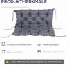 Outsunny Bankauflage aus Polyester 100 x 98 x 8 cm, Produktbild-Vorschau 5