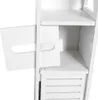 80x15,5x15CM Meble łazienkowe Szafka WC Biała drewniana Podgląd zdjęcia produktu 4