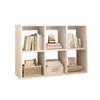 Offener Regal, weiß, 6 Bücherregale, Loft-Schrank, modern, Produktbild-Vorschau 3