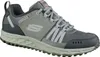 A single gray Skechers men's sneaker is shown against a white background. Voir les images du produit