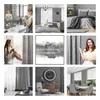 Vorhang marsala silber 140x250 cm  Ösen Ösenvorhang Produktbild-Vorschau 3
