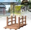Holzbrücke für Garten/Dekoration, Teichbrücke aus massivem Produktbild-Vorschau 5