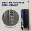 MuchoWow® Koffer Handgepäck Trolley Rollkoffer Kleine Produktbild-Vorschau 3