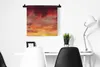 MuchoWow® Wandteppich Wandbehang Wolken - Sonne - Rot 60x60 Produktbild-Vorschau 4