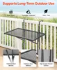 VEVOR Table de balcon 61x41 cm en métal réglable sur 5 Voir les images du produit 2