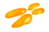 Sada šipek z oranžového skla vpředu a vzadu Náhled obrázku produktu 2
