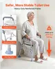 Siège de toilettes surélevé avec accoudoirs, capacité de Voir les images du produit 4