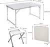 Linder Exclusiv Camping Set – Faltbarer Campingtisch mit 4 Produktbild-Vorschau 4