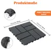 11-teilig Terrassenfliesen Set 30X30cm Klickfliesen 1qm Produktbild-Vorschau 3
