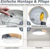 UISEBRT Plafonnier LED blanc froid 48W en bois avec Voir les images du produit 6