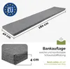Garronda Bankauflage 180x40 cm ca. 4 cm dick Sitzkissen Produktbild-Vorschau 2