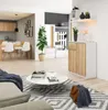 AKORD Furniture Factory OP0LKOMK80BIASON, Weiß, Eiche, 1 Produktbild-Vorschau 6