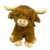 Kuscheltier Stier 43 cm braun – Weiches Plüschtier, großes Produktbild-Vorschau 4