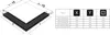 Eck-Lüftungsgitter LUFT links 60x40x6 Graphite Slim Produktbild-Vorschau 1