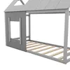 Kinderbett mit Lattenrost, 90x200 cm, Einzelbett, Hausbett Produktbild-Vorschau 9