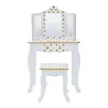 Schminktisch mit Hocker - Dots Gold Produktbild-Vorschau 5