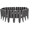 KRUMAD Rasenkante Kunststoff Holzoptik 10 Stück Set 2,8 Produktbild-Vorschau 16
