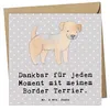Mr. & Mrs. Panda Grußkarte Border Terrier Moment - Grau Produktbild-Vorschau 1