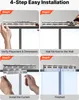 VEVOR PVC-Streifenvorhang 6er-Pack, 915x2134 mm Produktbild-Vorschau 7