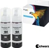 x2 Tinten "T104" BK My Office für Epson Ecotank ET-2710 Produktbild-Vorschau 1