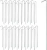 Picchetti per tende Relaxdays, set da 100 pezzi, picchetti Anteprima dell’immagine prodotto 1