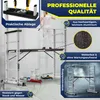 MASKO® Baugerüst mit Arbeitsbühne, Arbeitsgerüst 4in1 Produktbild-Vorschau 7