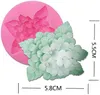 Blume Rose Blätter Silikonform Schokolade Süßigkeiten Form Produktbild-Vorschau 6