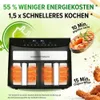 GOURMETmaxx Doppelkammer-Heißluftfritteuse 2x3,5L | Produktbild-Vorschau 6