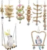 Vogelspielzeug 8er-Pack, Naturholz Mit Glöckchen, Produktbild-Vorschau 1